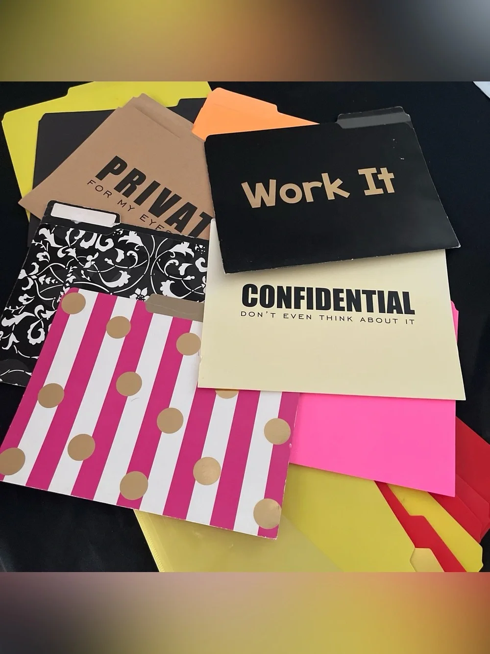 15 file folders Folder Set, some new some slightly used.